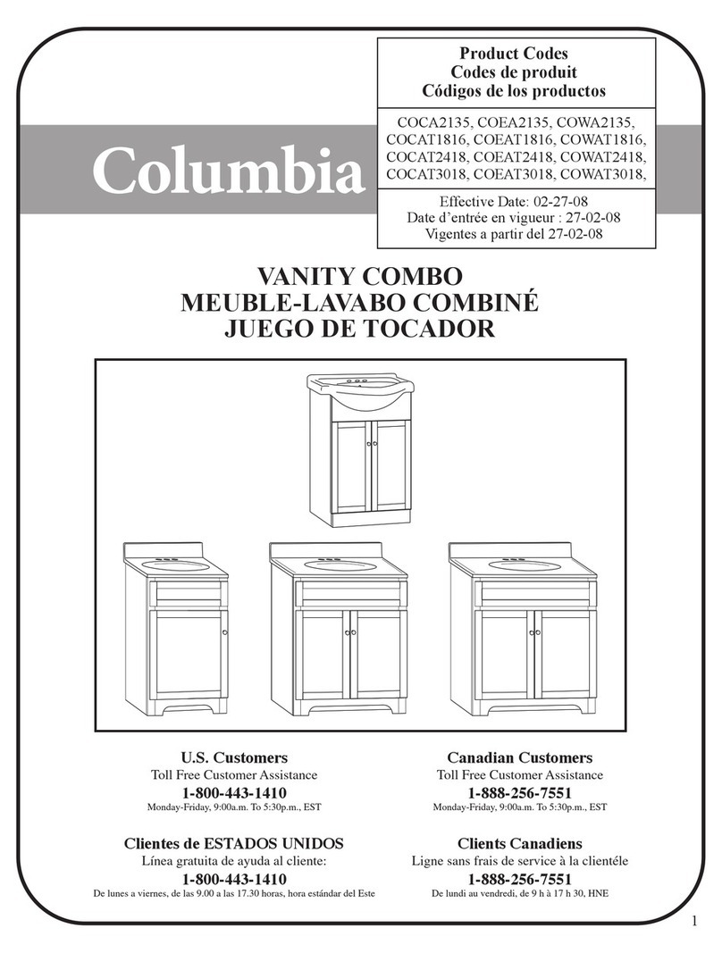 Columbia COCA2135 manual
