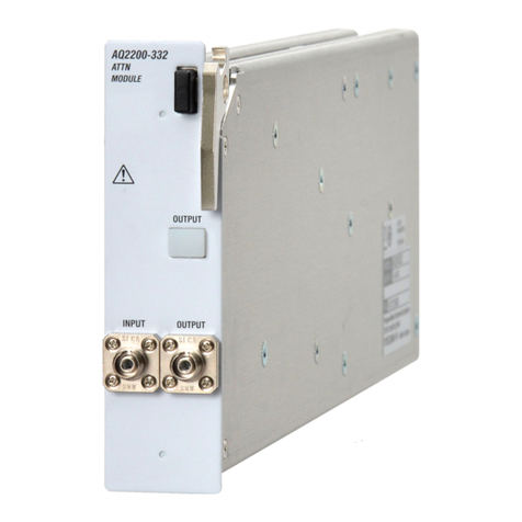 YOKOGAWA AQ2200-111 user manual