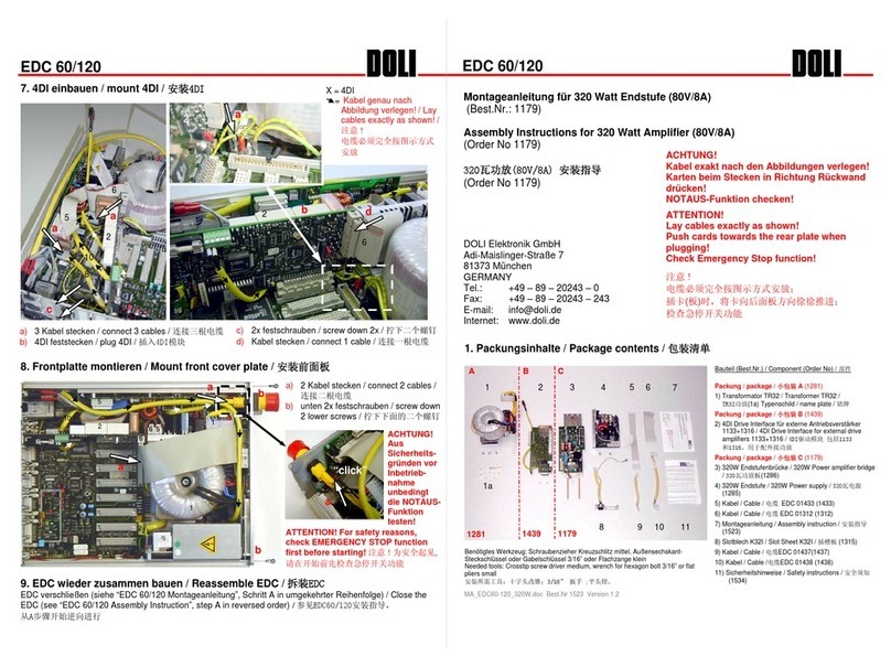 Doli EDC 60 User manual