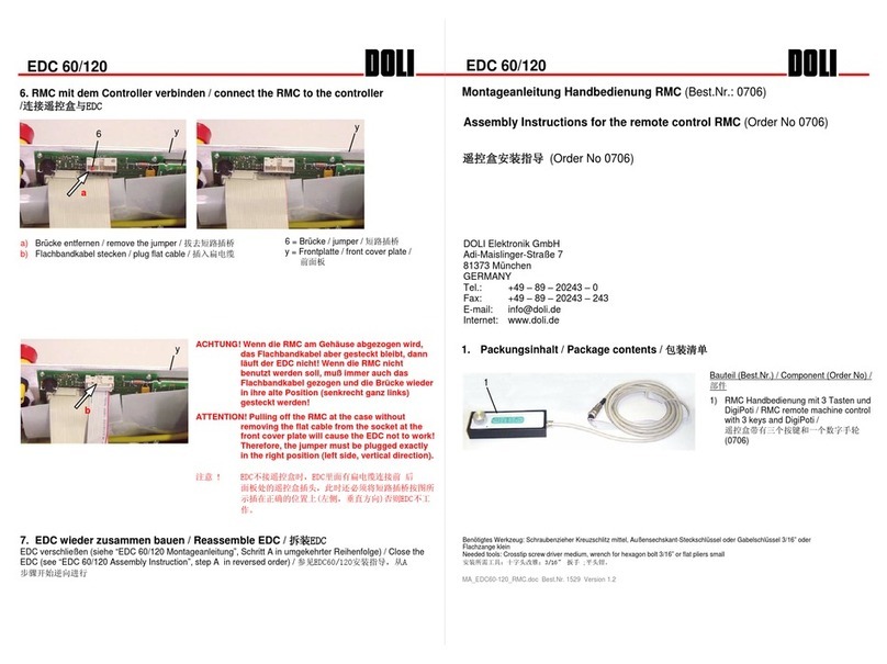 Doli EDC 60 User manual