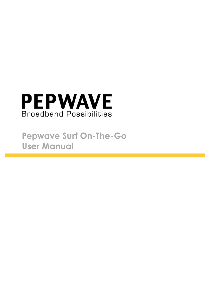 Pepwave Surf On-The-Go User manual Pepwave Surf On-The-Go User manual