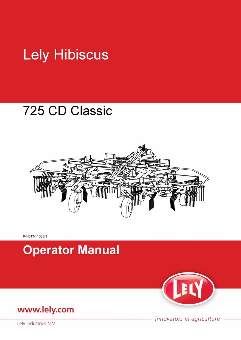 LELY Hibiscus 725 CD Classic Operator's manual
