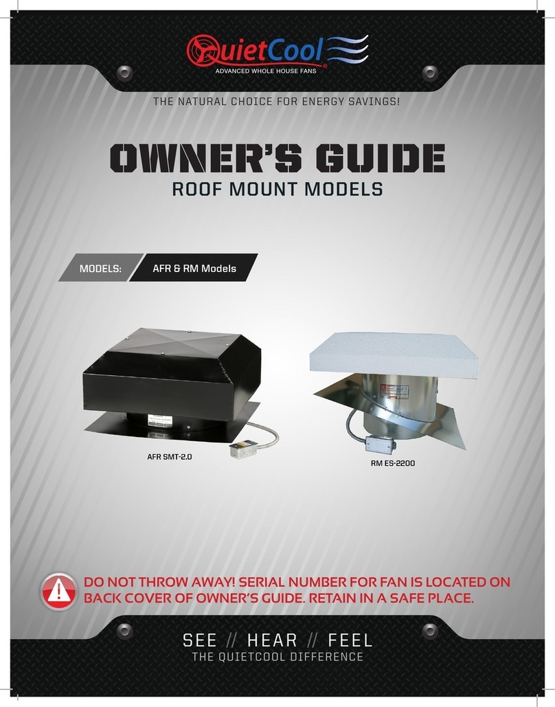 QuietCool AFR SMT-2.0 User manual