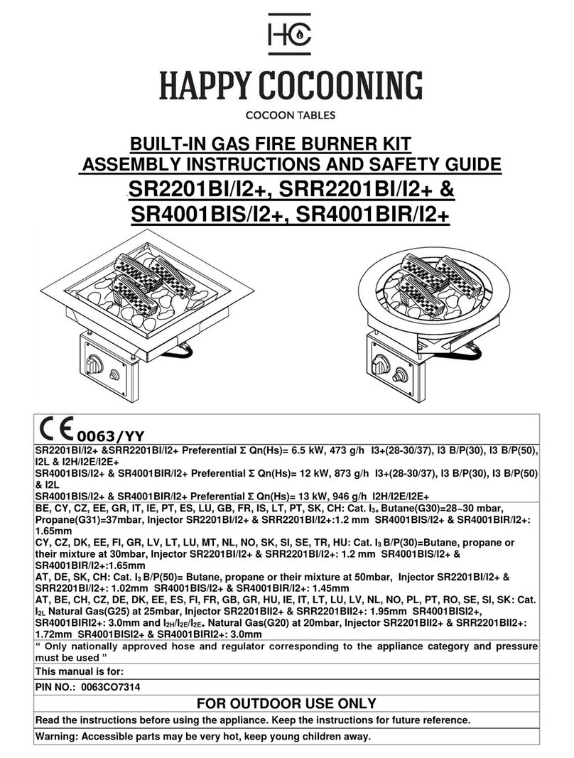 Happy Cocooning SR2201BI/I2 Plus ASSEMBLY INSTRUCTIONS AND SAFETY GUIDE Happy Cocooning SR2201BI/I2 Plus ASSEMBLY INSTRUCTIONS AND SAFETY GUIDE