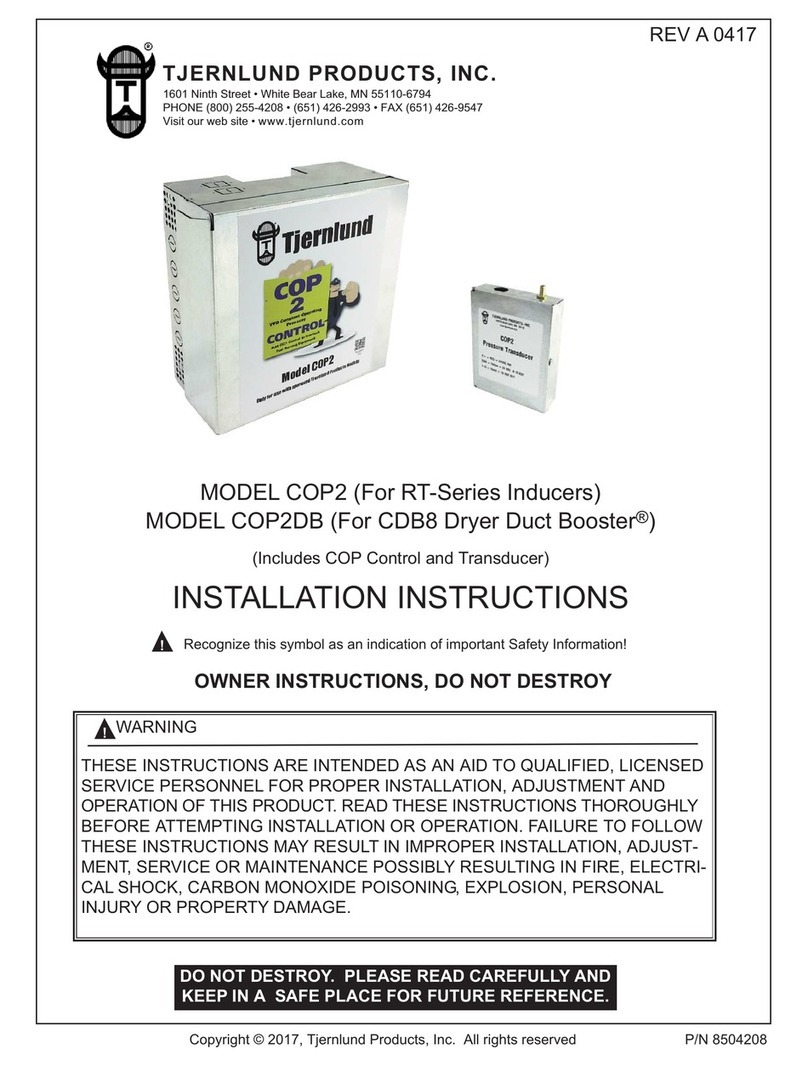 TJERNLUND COP2 installation instructions