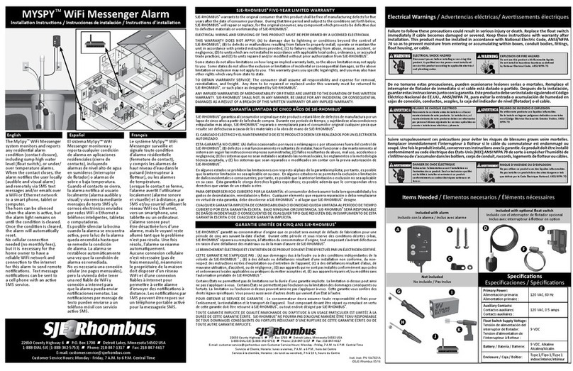SJE Rhombus MYSPY installation instructions