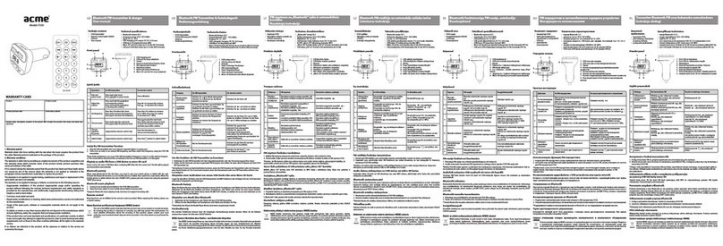 ACME F330 user manual