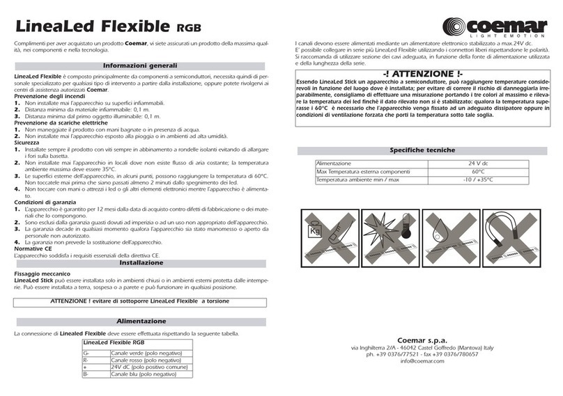 Coemar LineaLED Flexible User manual