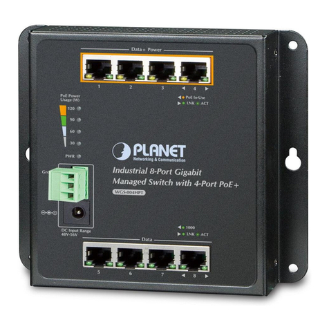 Planet WGS-804HPT Quick installation guide