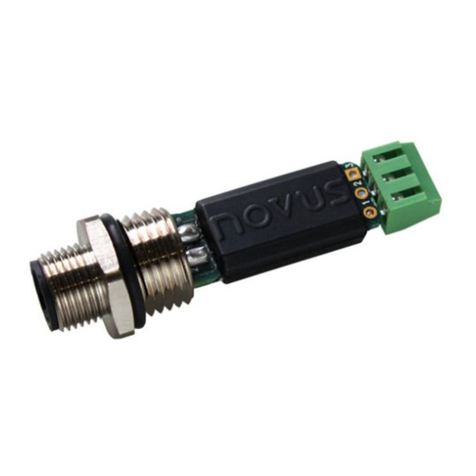 Novus TXMINI-M12-485 User manual