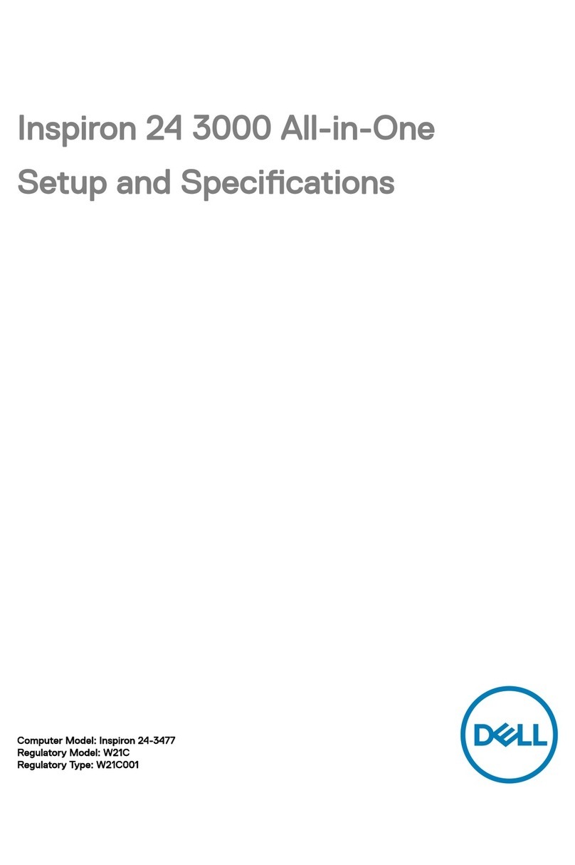 Dell Inspiron 24 3000 series Operation and maintenance manual