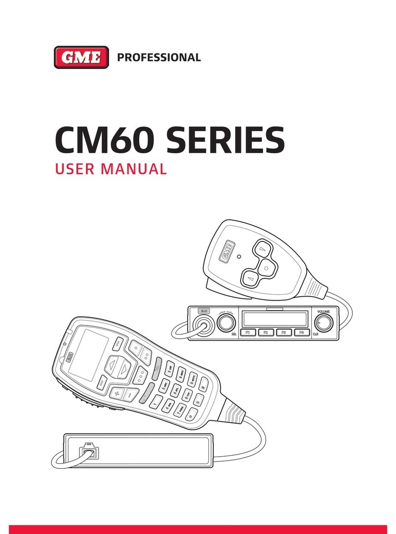 GME CM60 Series user manual