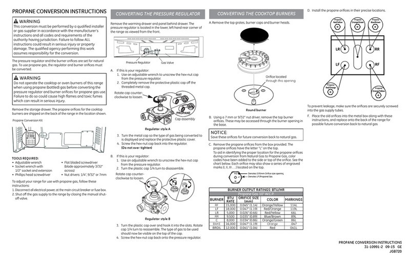 GE JGB720 User manual