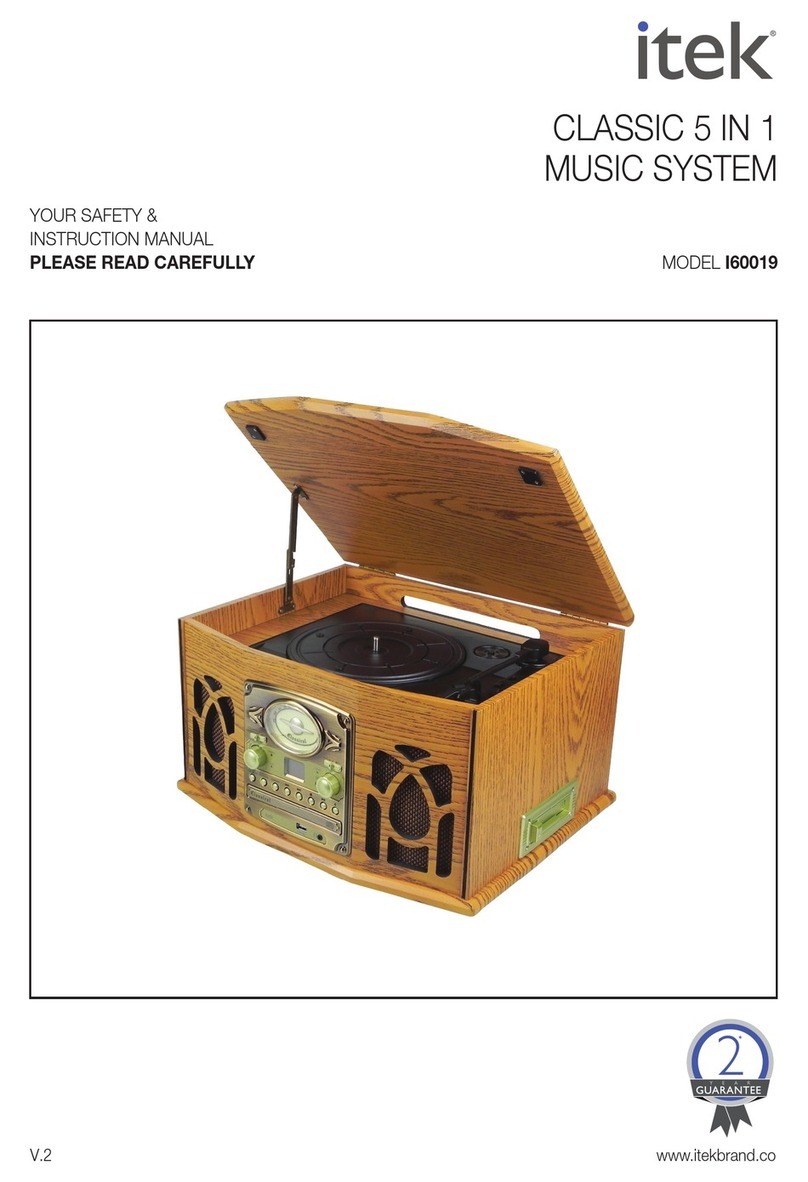 Itek i60019 Safety & instruction manual