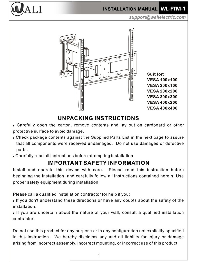 Wali WL-FTM-1 installation manual