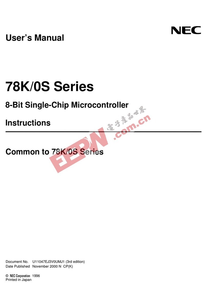 NEC 78K/0S Series User manual