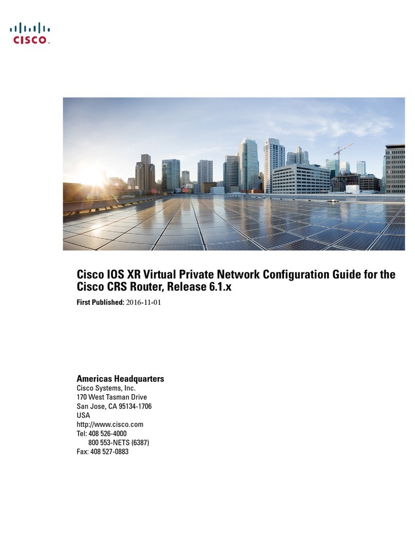 Cisco CRS User manual