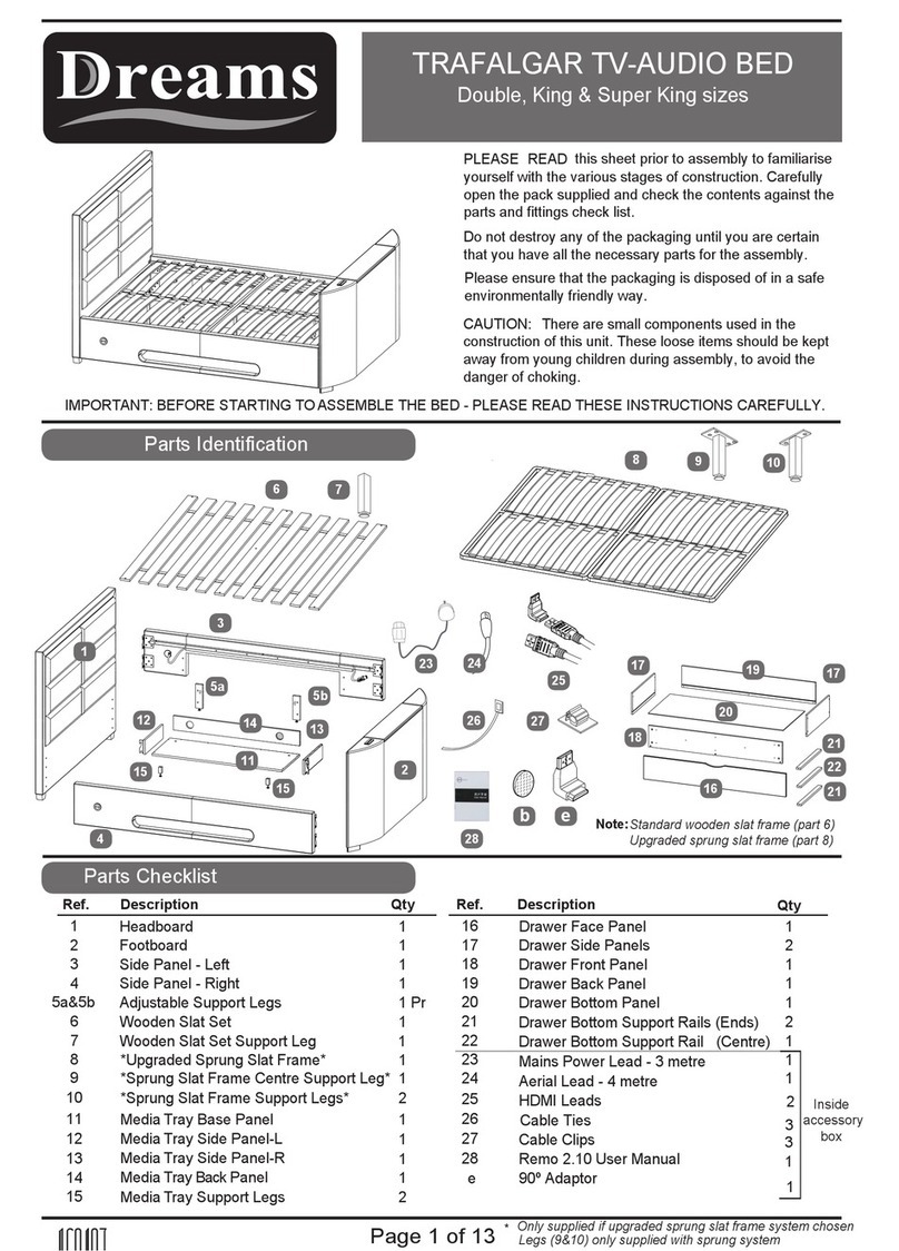 DREAMS TRAFALGAR user manual