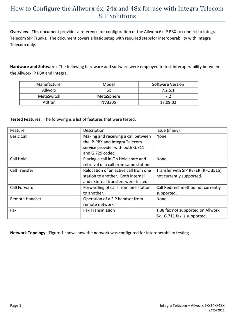 Allworx 6x How to configure