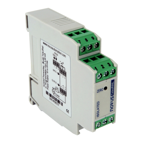 Novus TxIsoRail User manual