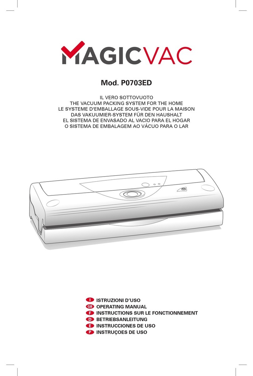 Magic Vac P0703ED User manual