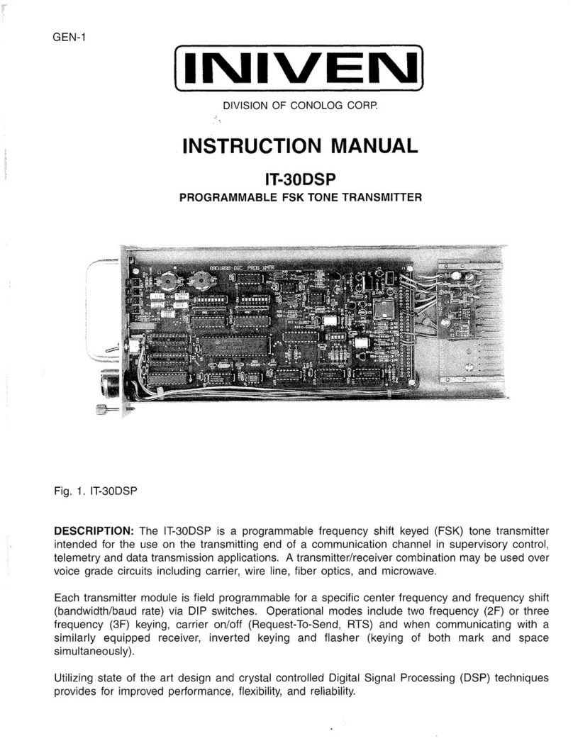Iniven IT-30DSP instruction manual