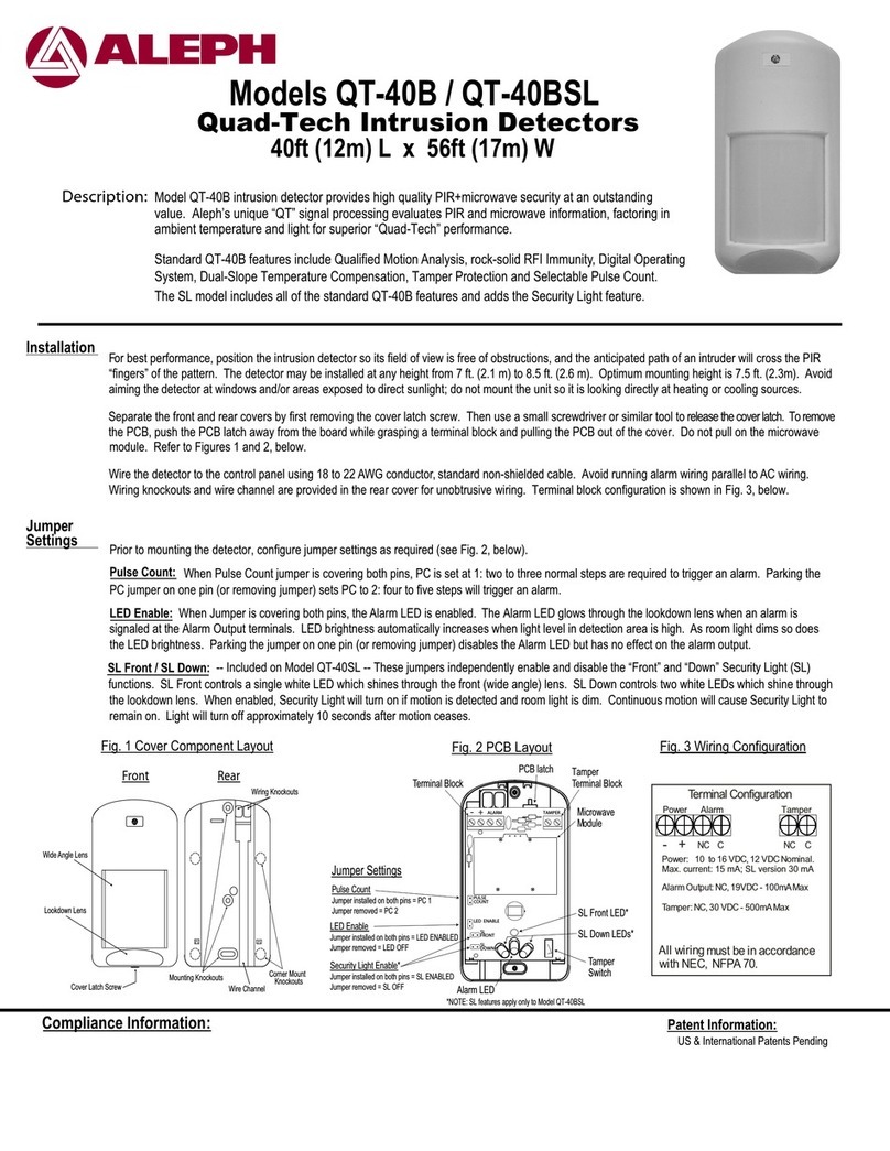 Aleph QT-40B manual