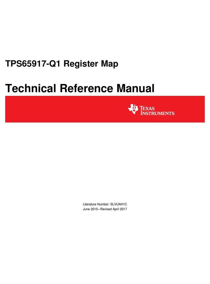 Texas Instruments TPS65917-Q1 Product manual Texas Instruments TPS65917-Q1 Product manual