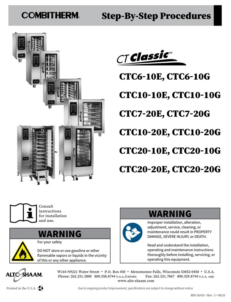 Alto-Shaam CT CLASSIC CTC6-10E User manual