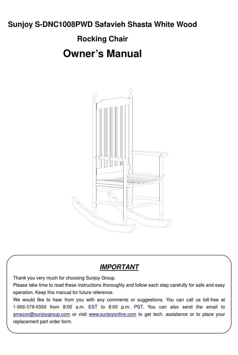 Sunjoy S-DNC1008PWD User manual Sunjoy S-DNC1008PWD User manual