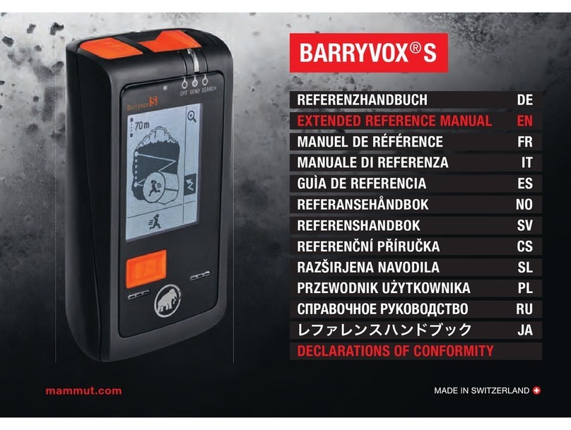 Mammut Barryvox-S User manual