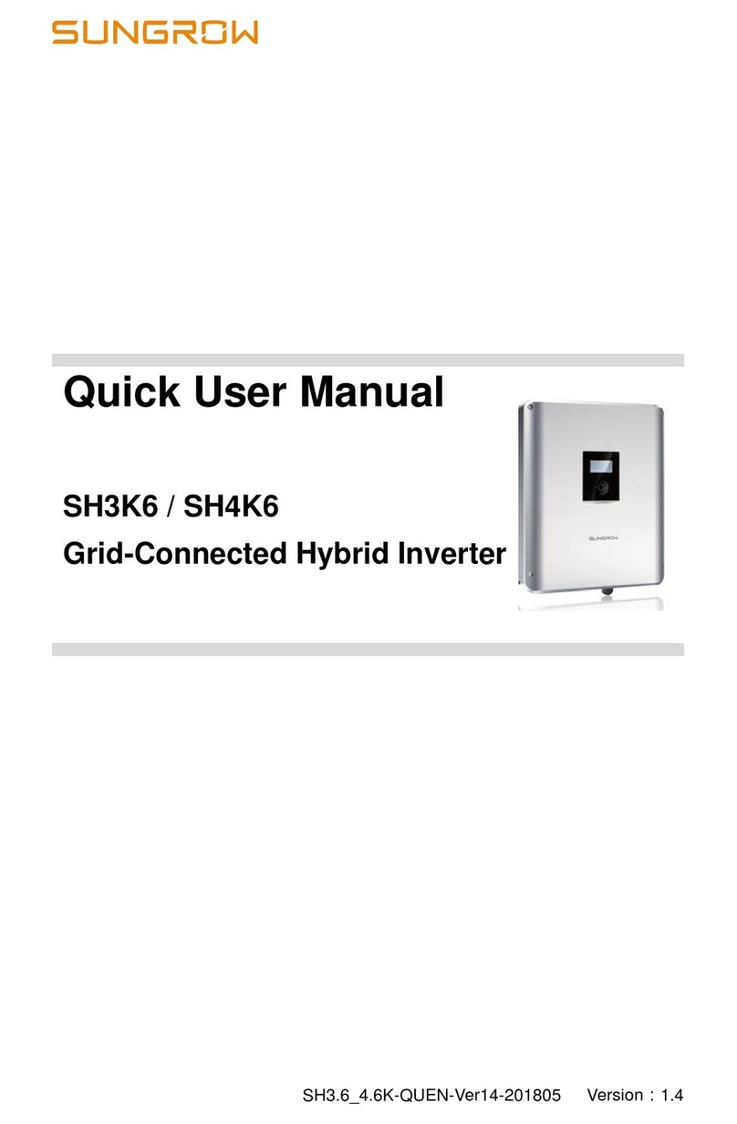 Sungrow SH3K6 Owner's manual