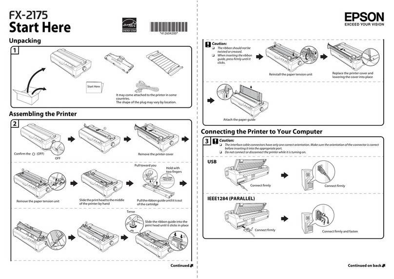 Epson FX-2175 Instruction Manual