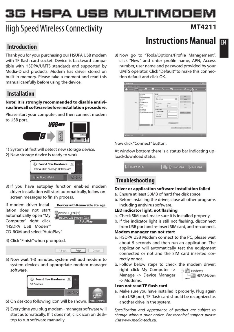 MediaTech MT4211 instruction manual