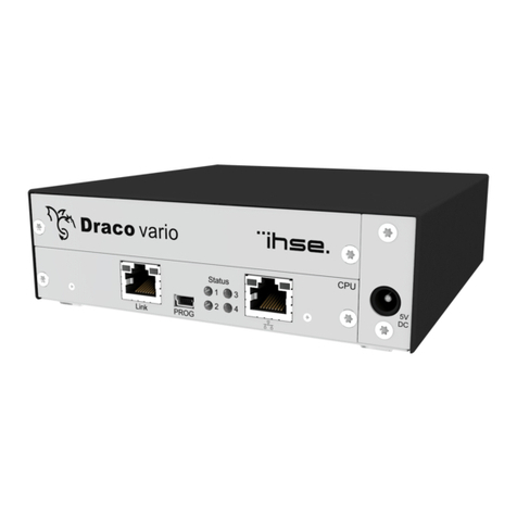 Ihse Draco vario IP CPU user manual