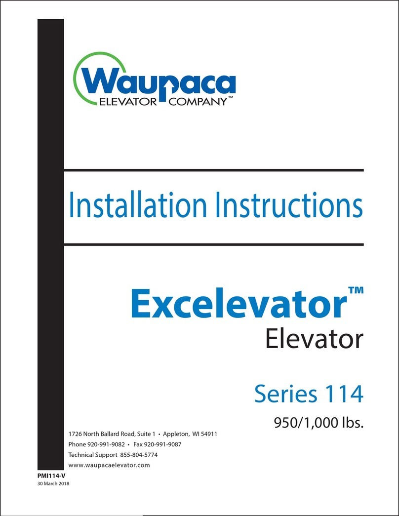 Waupaca Excelevator 114 Series User manual