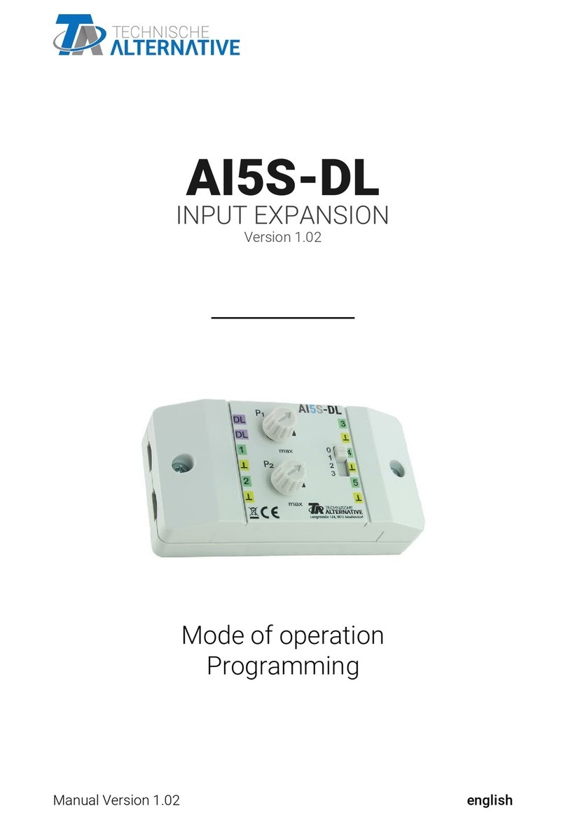 Technische Alternative AI5S-DL Operator's and programming manual