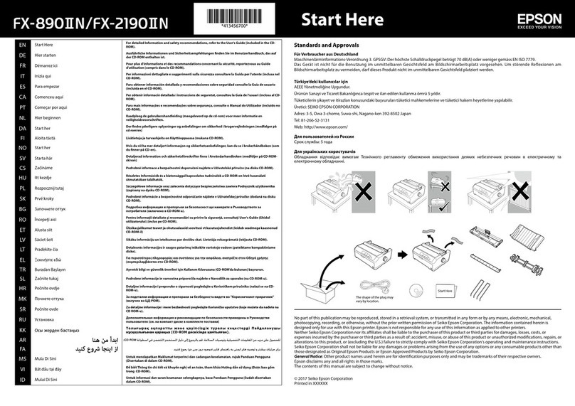 Epson FX-890IIN Instruction Manual