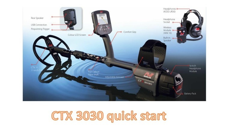Minelab CTX3030 User manual