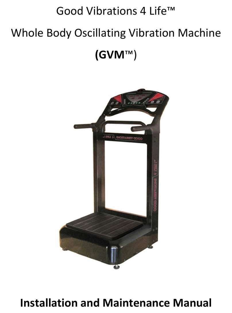 Good Vibrations 4 Life GVM Installation and maintenance manual Good Vibrations 4 Life GVM Installation and maintenance manual
