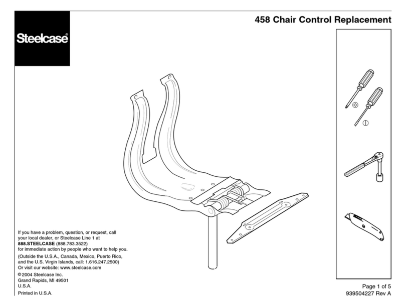 Steelcase 458 Replacement manual