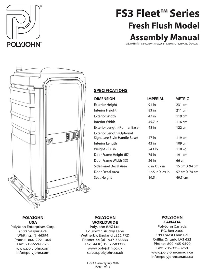 PolyJohn FS3-3 Assembly manual