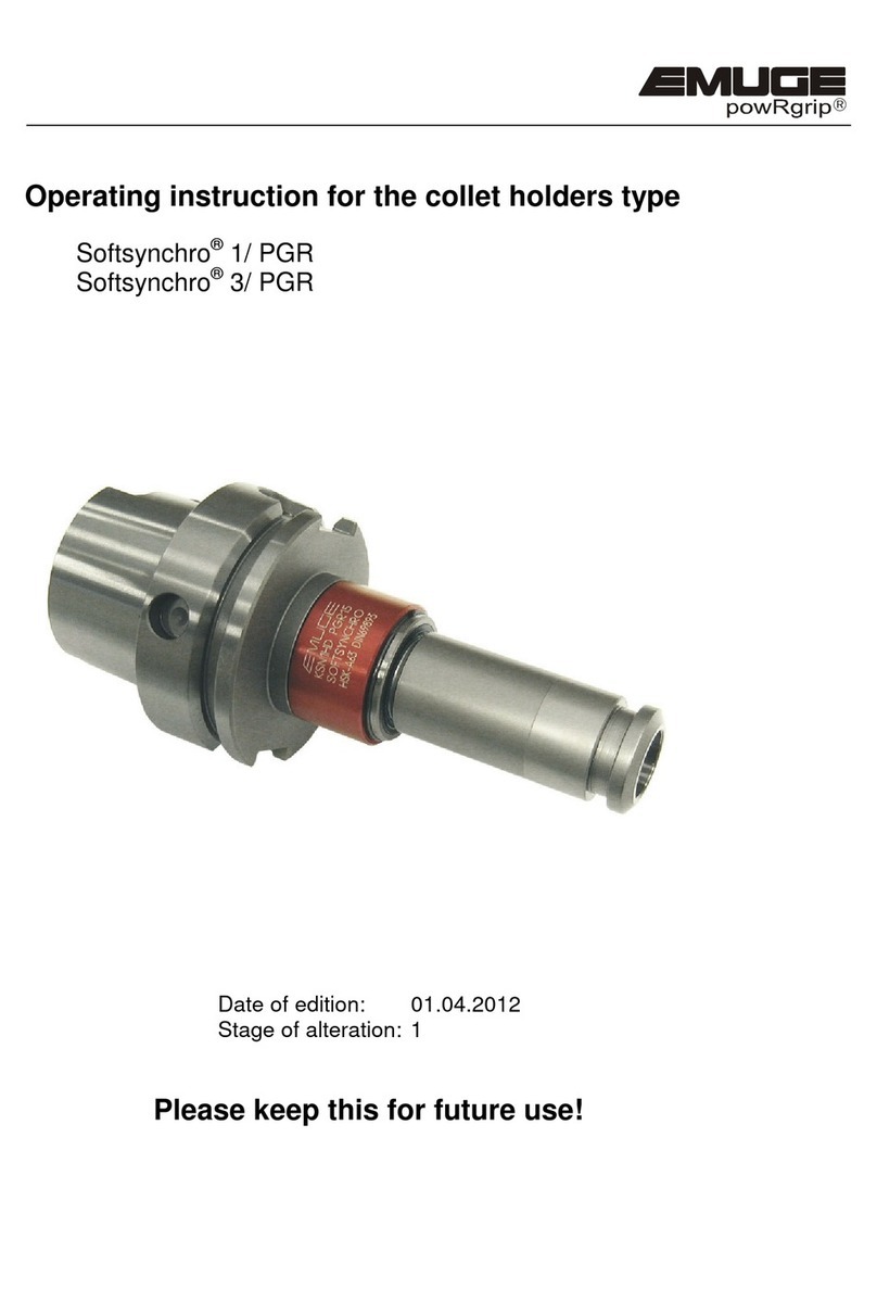 EMUGE Softsynchro 1/ PGR operating instructions