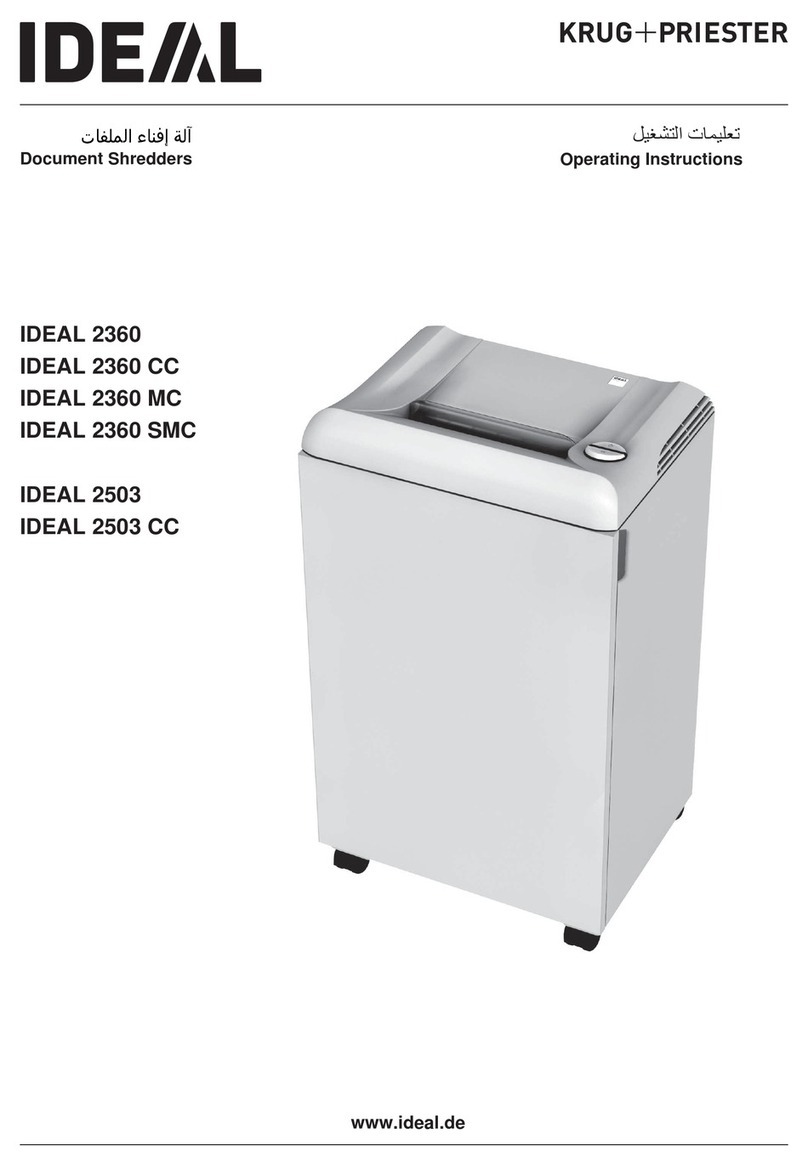 Krug & Priester IDEAL 2360 CC operating instructions