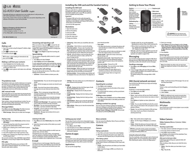 LG LG-A353 User manual