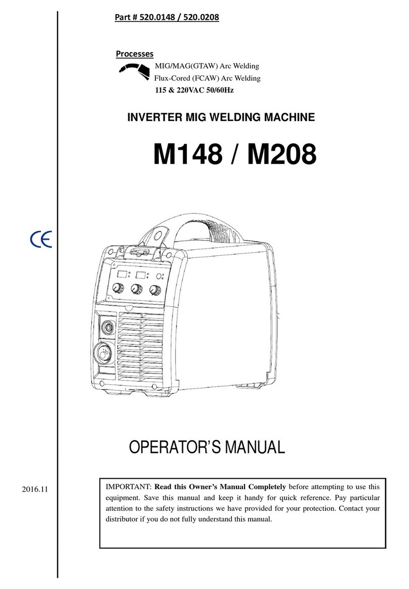 Matco Tools M148 Operator's manual