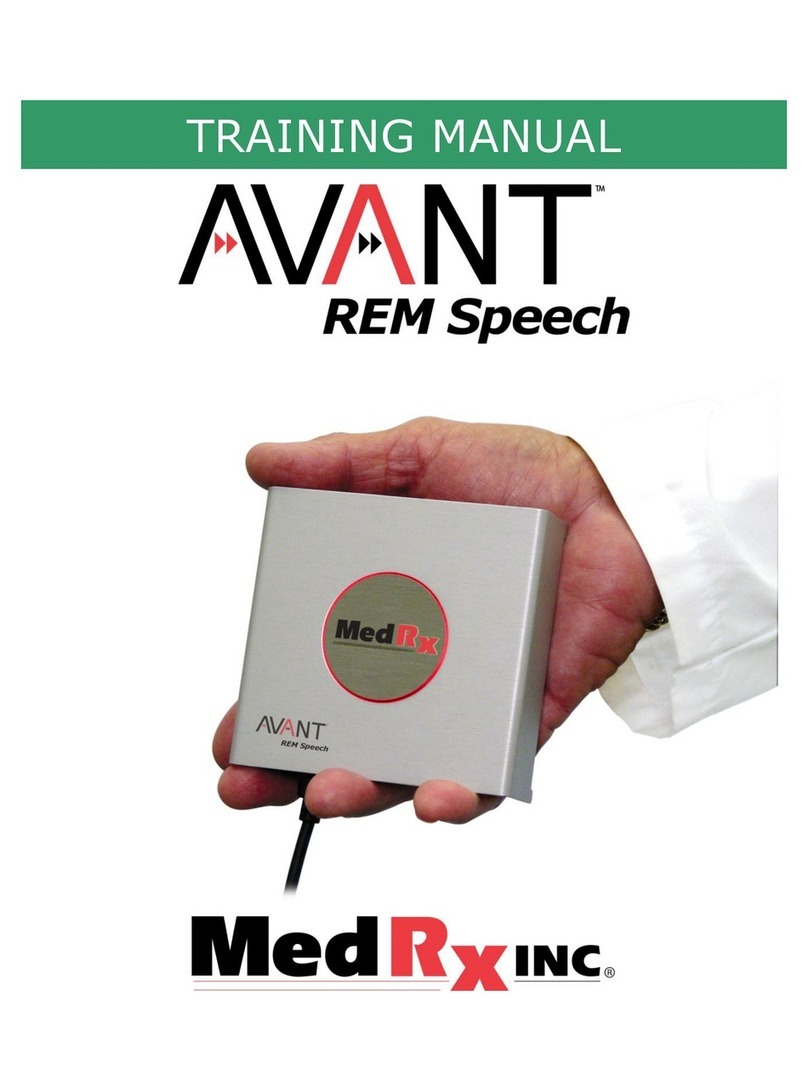 MedRx Avant REM Speech Installation guide MedRx Avant REM Speech Installation guide