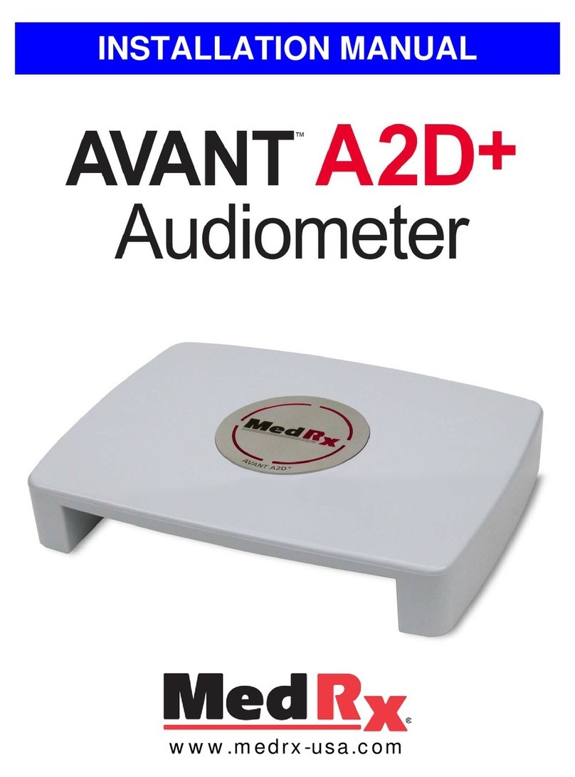 MedRx Avant A2D+ User manual MedRx Avant A2D+ User manual