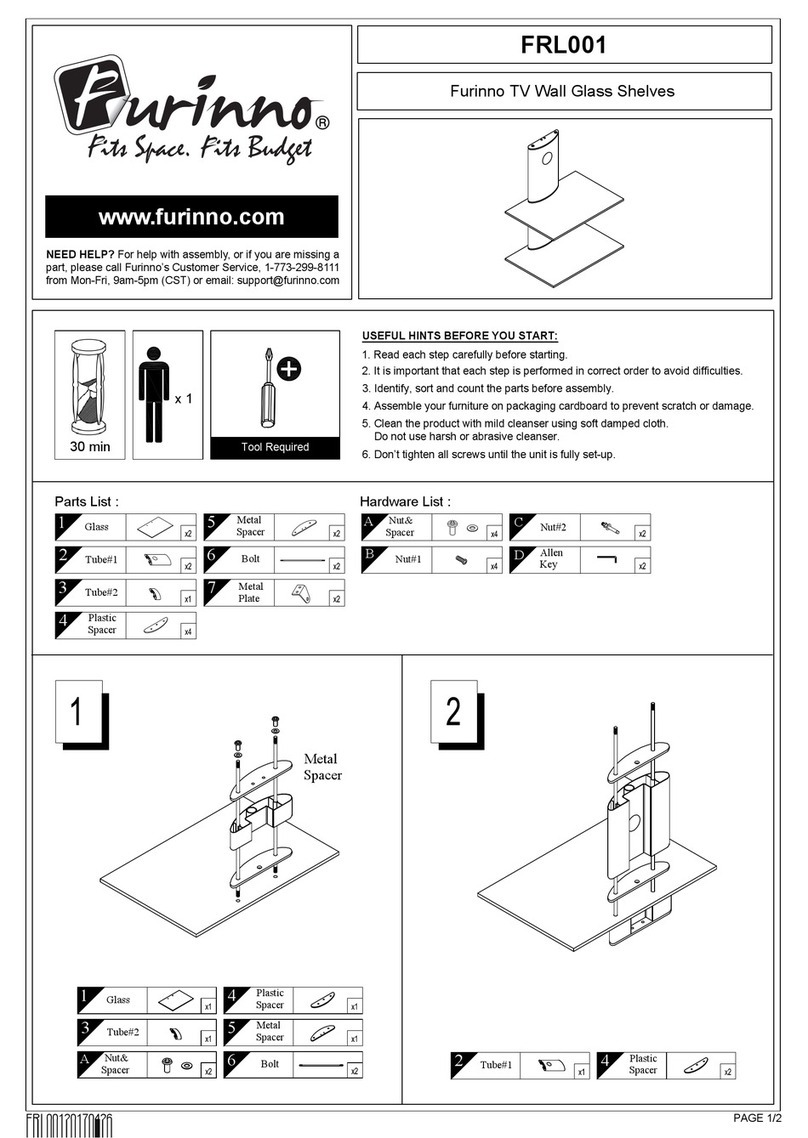 Furinno FRL001 User manual Furinno FRL001 User manual