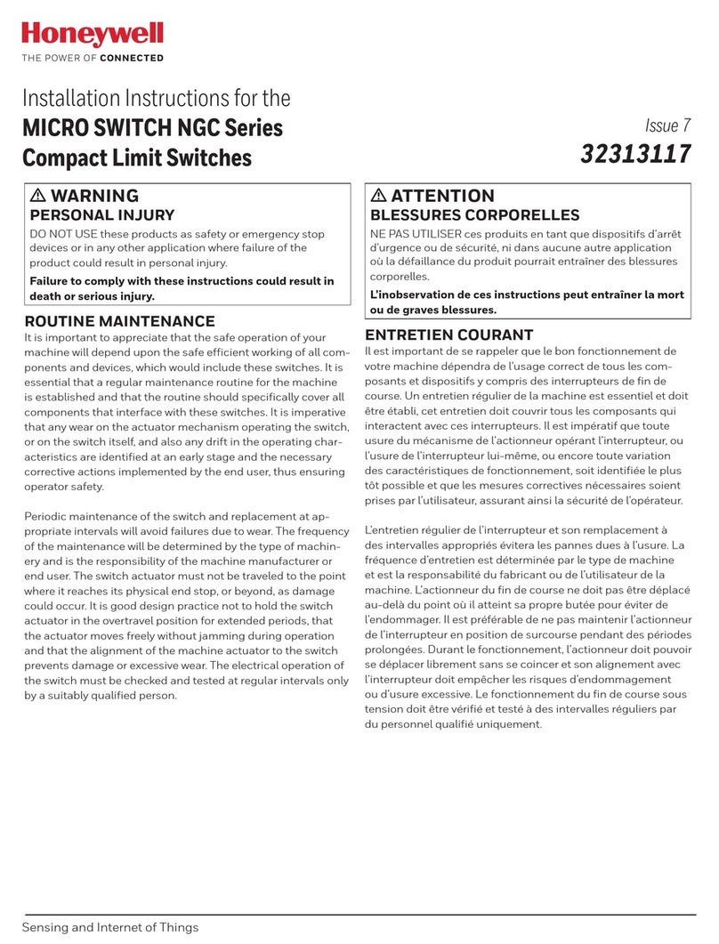 Honeywell NGC Series User manual